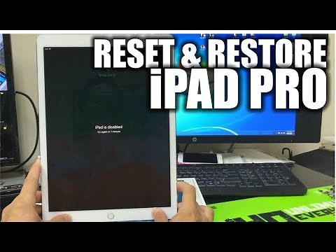 How To Reset & Restore your Apple iPad Pro - Factory Reset