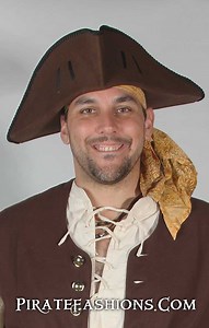 Custom Made Pirate Tricorn Hat