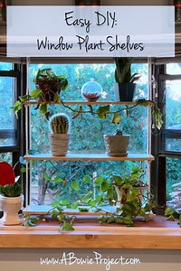 25 Ways To Build A DIY Window Plant Shelf: Do It Yourself
