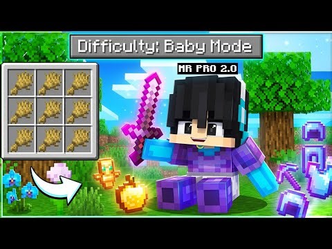 Minecraft But , It's Baby Mod Difficulty.