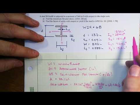 Geometric Properties of W Shapes US