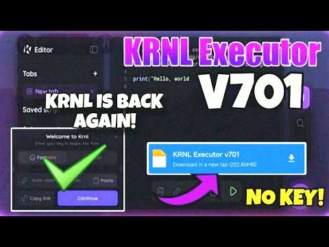 ROBLOX KRNL EXECUTOR 2025 | UPDATED FREE ROBLOX EXECUTOR FOR PC | RELIABLE & EASY [FREE DOWNLOAD] 👍