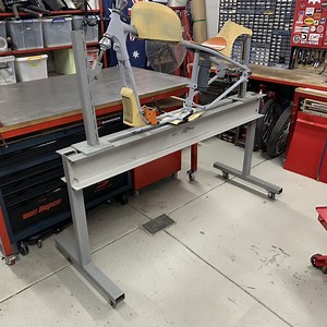 Building your own motorcycle chassis jig