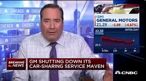 GM shuts down car-sharing service, Maven