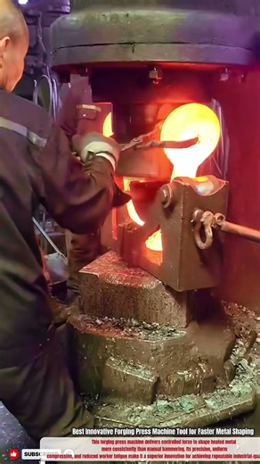 Best Innovative Forging Press Machine Tool for Faster Metal Shaping #innovative #tools#shorts