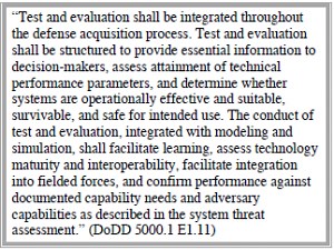 Test and Evaluation Master Plan (TEMP) - AcqNotes