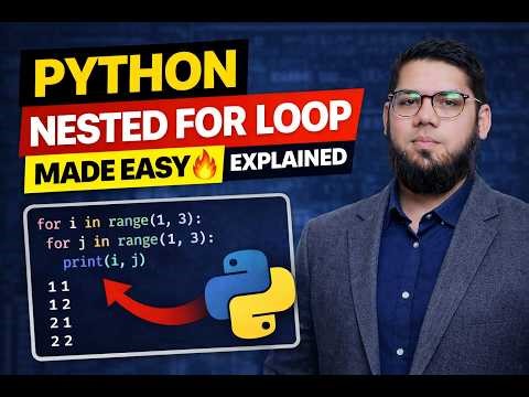 Python Nested For Loop Explained Simply (Beginner Guide)