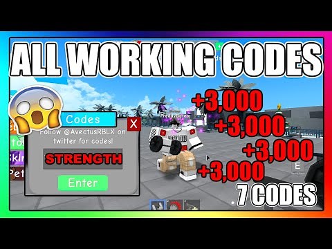 *MARCH 2020* ALL NEW CODES IN WEIGHT LIFTING SIMULATOR 3 [ROBLOX] | 7 CODES