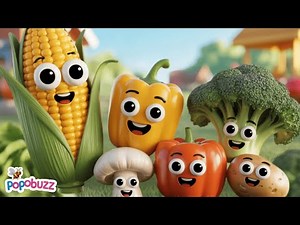 Learn Vegetable Names and Their Uses | Fun Veggie Song for Kids!
