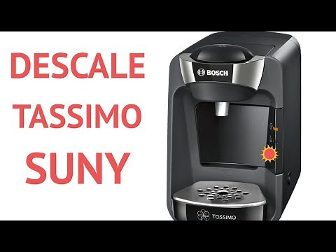 How to Descale Bosch Suny Tassimo Coffee Machine (Updated)
