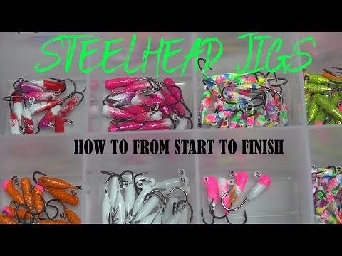 MAKING STEELHEAD JIGS | Step by step from start to finish