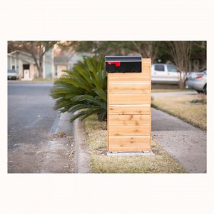 5.3K views · 50 reactions | Building a modern cedar MAILBOX! Full video tutorial and build plans here! https://bit.ly/3LsJRRg | Maker Gray | Facebook