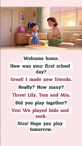 English Conversation for Beginners l English Conversation at Home with Family