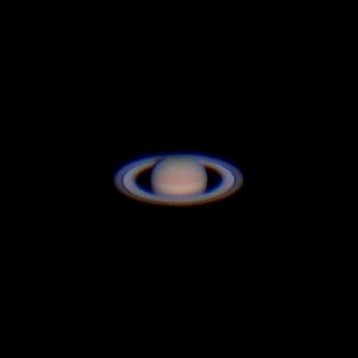 Saturn through the 16" telescope in 2022