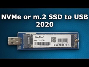 NVME or M.2 to USB 3.0 adapter or converter Unboxing and Test 2020