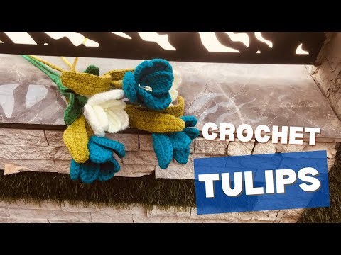 How to Crochet Tulips | Easy Flower Tutorial for Beginners