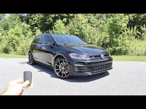 2021 Volkswagen Golf GTI Autobahn: Start Up, Test Drive, Walkaround and Review