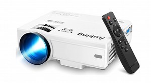 AuKing Mini Projector 2022 Upgraded Portable Video-Projector,55000 Hours Multimedia Home Theater Movie-Complete features/User Guide