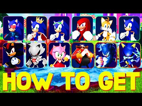 HOW TO GET ALL CHARACTERS LOCATIONS! (Sonic Speed Simulator) ROBLOX