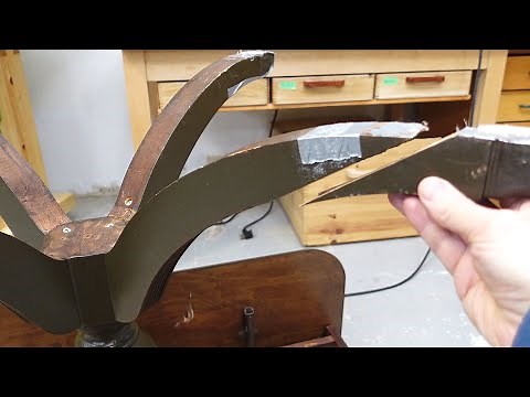 Fixing broken pedestal table legs