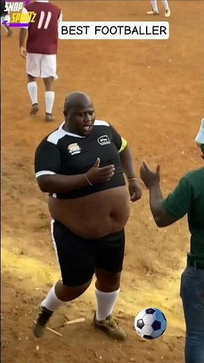 Chubby Footballer Pulls Off Hilarious Skills 😂⚽ | Funny Football Moments #Shorts