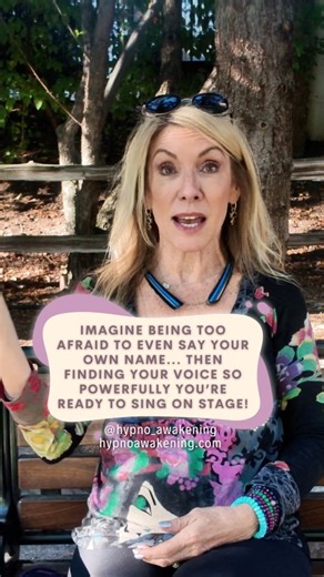 Hypno Awakening on Instagram: "🎤 Imagine being too afraid to even say your own name... then finding your voice so powerfully you’re ready to sing on stage! 🎶✨ One of my clients struggled for decades with a shaky voice so bad AI phone systems couldn’t recognize him 😔. The root? A moment from childhood when a harsh butcher snatched a note from his hand. That single memory created a lifetime of fear. 💫 Through just a few hypnosis sessions, we peeled back that layer of trauma and unlocked confid
