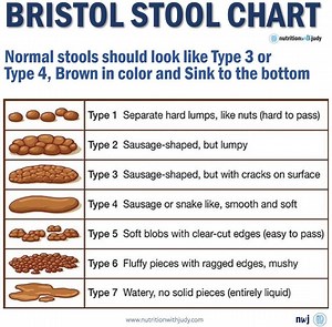 The Bristol Stool Chart | Nutrition with Judy | Holistic Health