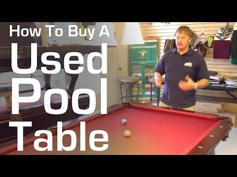 How to Buy a Used Pool Table