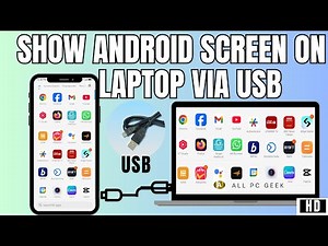 How To Share Mobile Screen To Laptop USB | How To Connect Mobile To Laptop