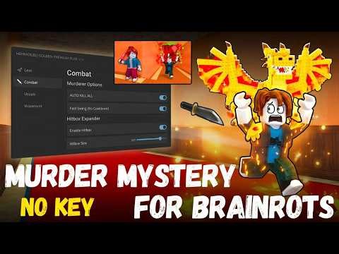🔥 NEW Murder Mystery For Brainrots Script — Kill All + Aimlock + ESP (OP 2026)