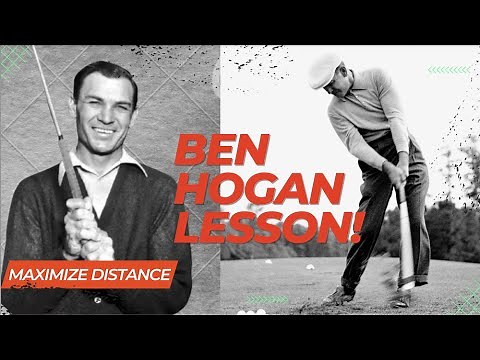 Ben Hogan GOLF SWING LESSON with Slow Motion Analysis