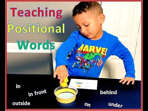 Teaching Positional Words