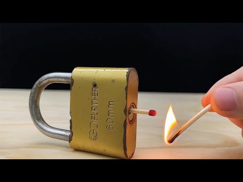 The Only Way to Open a Rusty Padlock – Simple but Almost No One Can Do It