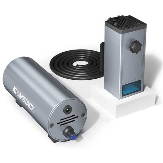 ATOMSTACK M100 130w Quad Laser Engraving Module with Air Assist Kits 20W Output Power  for X20pro Engraving Machine Laser Cutter