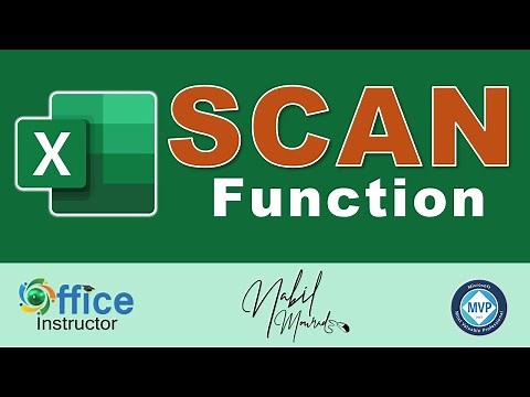 How To Use The Scan Function in Excel