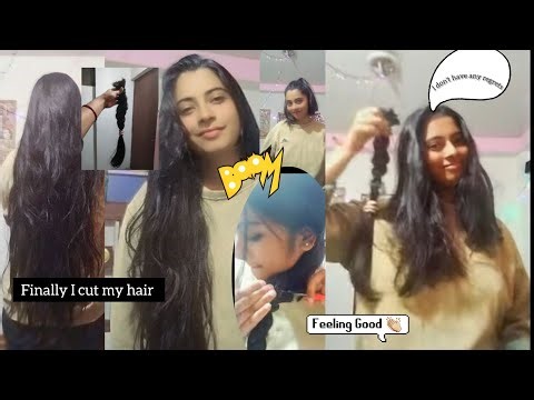 Today I Cut My Hair for Donation✂️My First Big Step of 2025 #hairdonation @TeamHairdonation