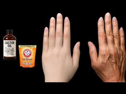Wrinkled Hands After 50? Castor Oil & Baking Soda Fix for Younger, Smoother hands