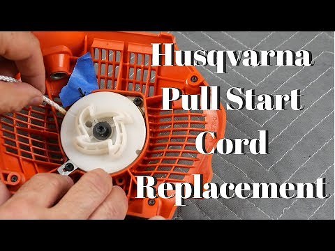Chainsaw Pull Cord Replacement
