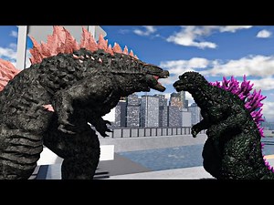 EVOLVED GODZILLA 2024 vs GODZILLA GMK | Roblox Age of Titans