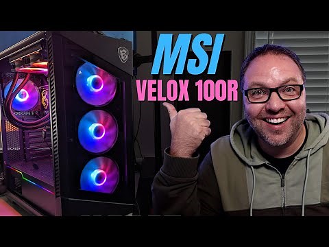 MSI MPG Velox 100R Mid Tower PC Case Overview