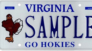 New Virginia license plate features VT's Hokie Bird