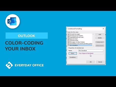 Color-Coding Email in Microsoft Outlook