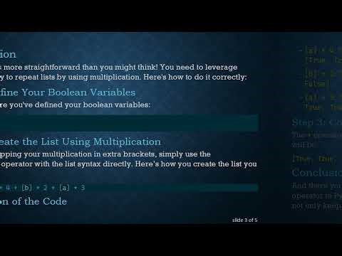 How to Multiply True/False within a List in Python