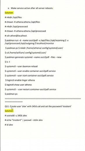 RHCSA Ex200 Latest dumps #rhcsa #exampreparation #viralshorts #shorts #dumps