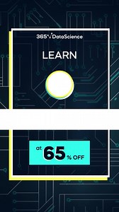 Acquire essential data and AI skills—statistics, coding, data visualization, ML, AI, and more—at 65% off. Join our top training and access bite-sized lessons, interactive quizzes, and exams to ensure proficiency—now at 65% off. Save your spot before the offer expires. ⏰ | 365 Data Science | Facebook
