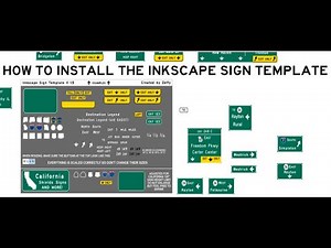 How to install the Inkscape Sign Template