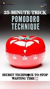 The Pomodoro Technique: 25 Minutes Can Change Your Life Forever ⏰ | Time Management |The Readers