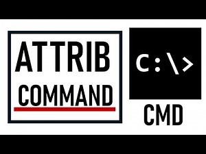How to use the ATTRIB COMMAND in Command Prompt