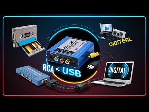 Top 5 Best RCA to USB Video Converters 2025 – Digitize Your Old Tapes Easily!