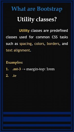 What Are Bootstrap Utility Classes? | Quick Guide for Beginners #bootstrap